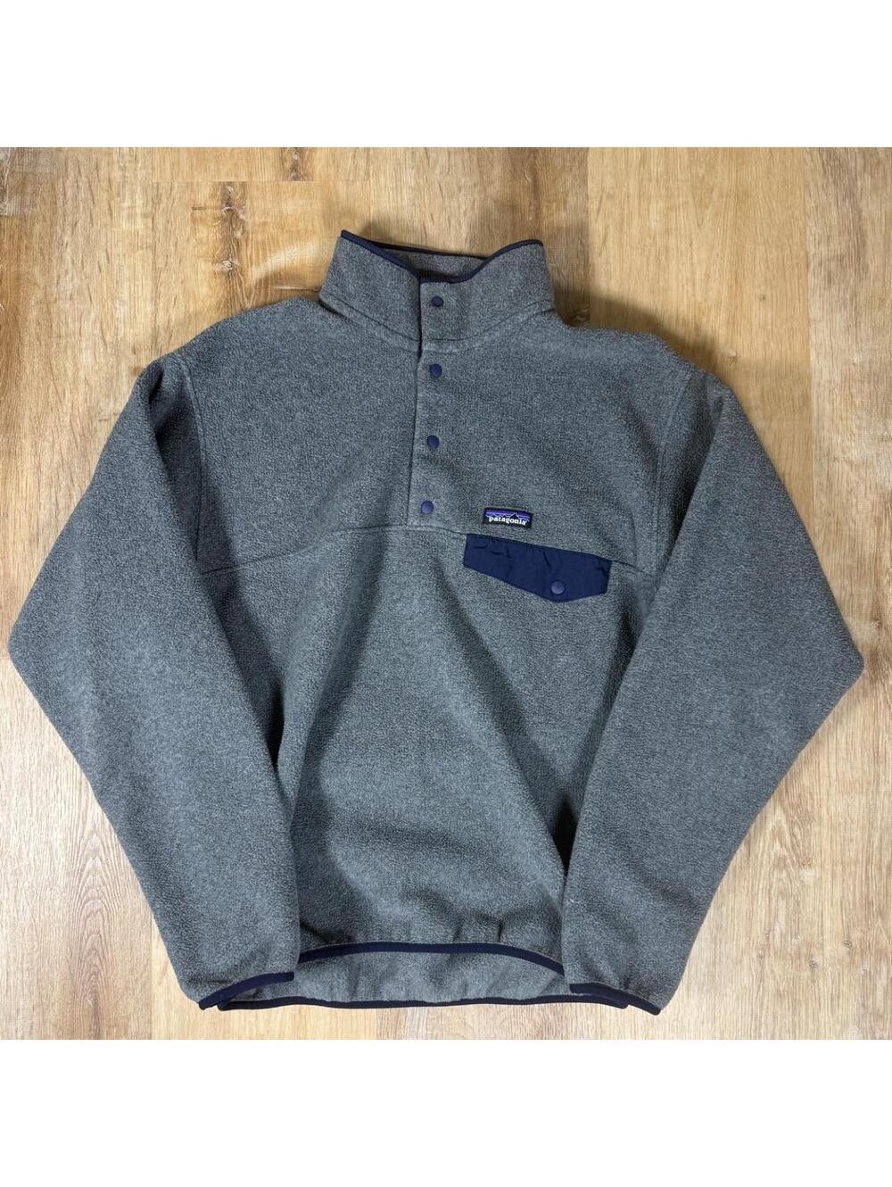 Y2K Patagonia Synchilla Grey Fleece Size M